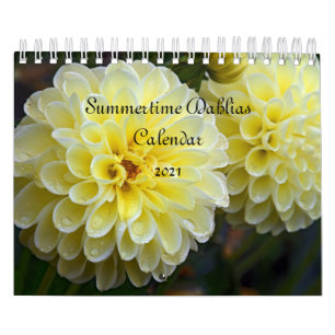Calendrier des dahlias d'été