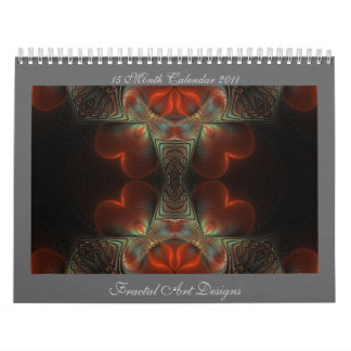 Calendrier des dessins artistiques fractaux 2011