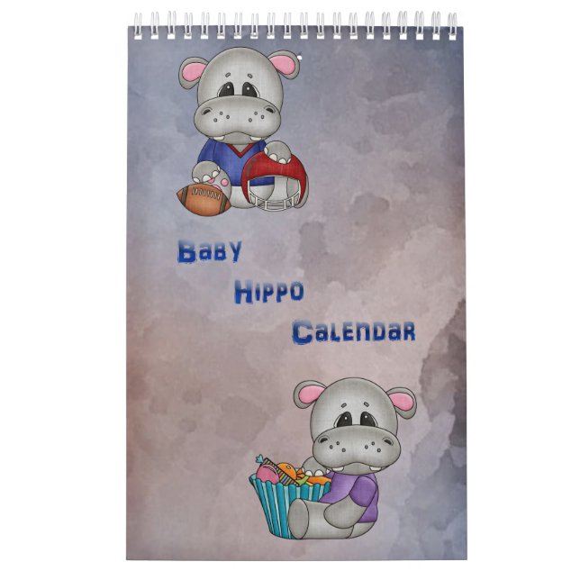 Calendrier des enfants pour bébés Hippo (Protection)