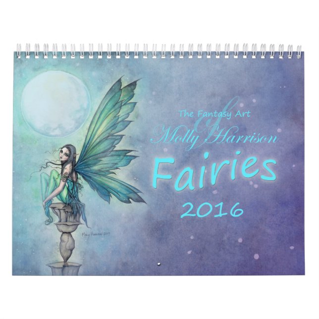 Calendrier des fées 2016 par Molly Harrison Imagin (Protection)