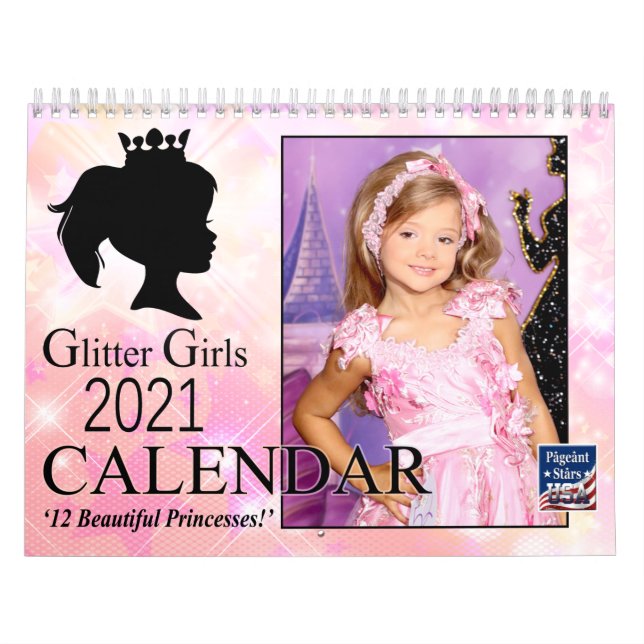 Calendrier des filles de parties scintillant 2021 (Protection)