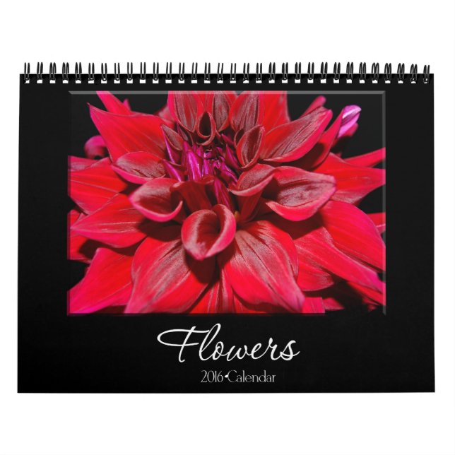 Calendrier des fleurs 2016 par le Mac d'Erin (Protection)
