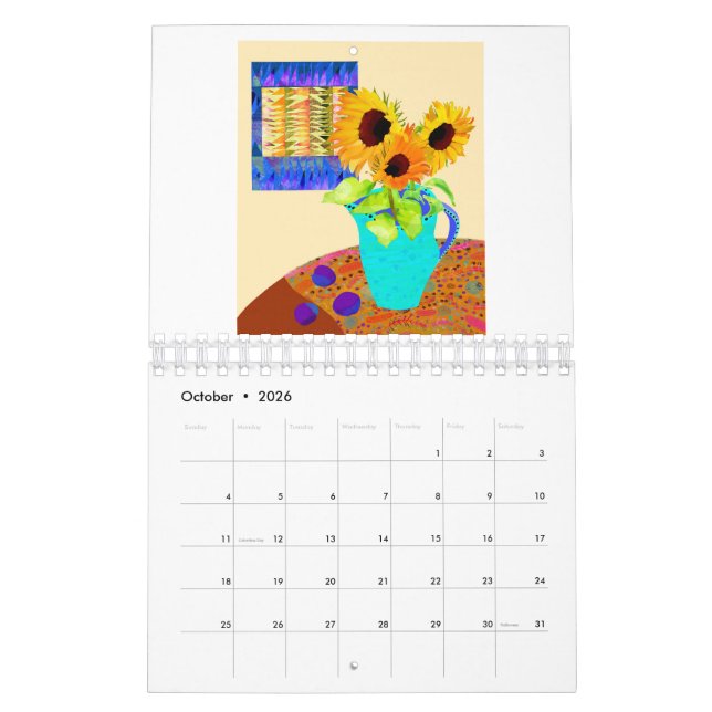 Calendrier des Fleurs et amis (Oct 2026)