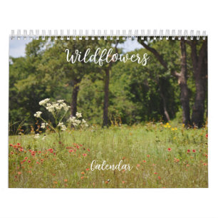 Calendrier des fleurs florales fleurs sauvages