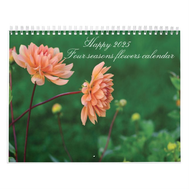 Calendrier des fleurs Four Seasons 2025 (Protection)
