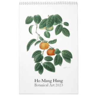 Calendrier des fleurs par Ho Mang Hang 2022