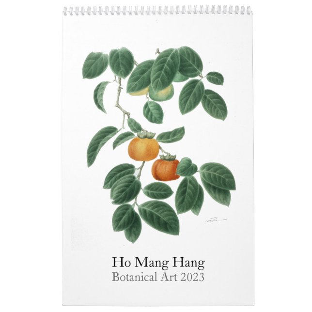 Calendrier des fleurs par Ho Mang Hang 2022 (Protection)