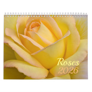 Calendrier des fleurs rose 2025