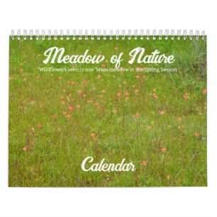 Calendrier des Fleurs sauvages de la prairie natur