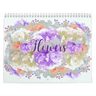 Calendrier des fleurs simples