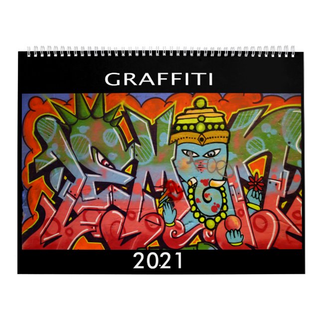 Calendrier des graffitis 2021 (Protection)