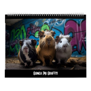 Calendrier des graffitis de porc de Guinée