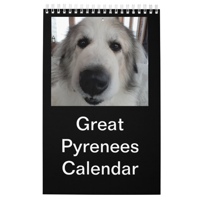 Calendrier des Grands Pyrénées (Dos)