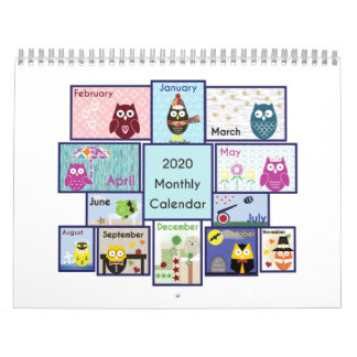 Calendrier des hibou 2020
