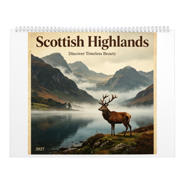 calendrier des Highlands écossais 2027 (Protection)