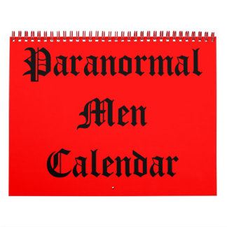 Calendrier des hommes paranormal