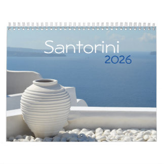 Calendrier des îles grecques de Santorin 2026