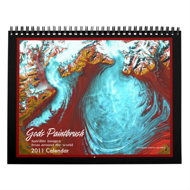 Calendrier des images 2011 de satellite de terre (Protection)