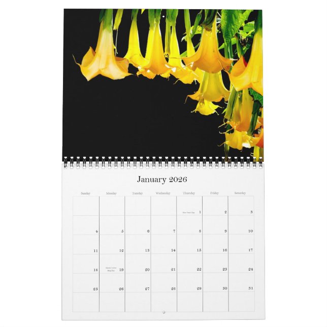 Calendrier des jardins de Dave 2012 (Jan 2026)