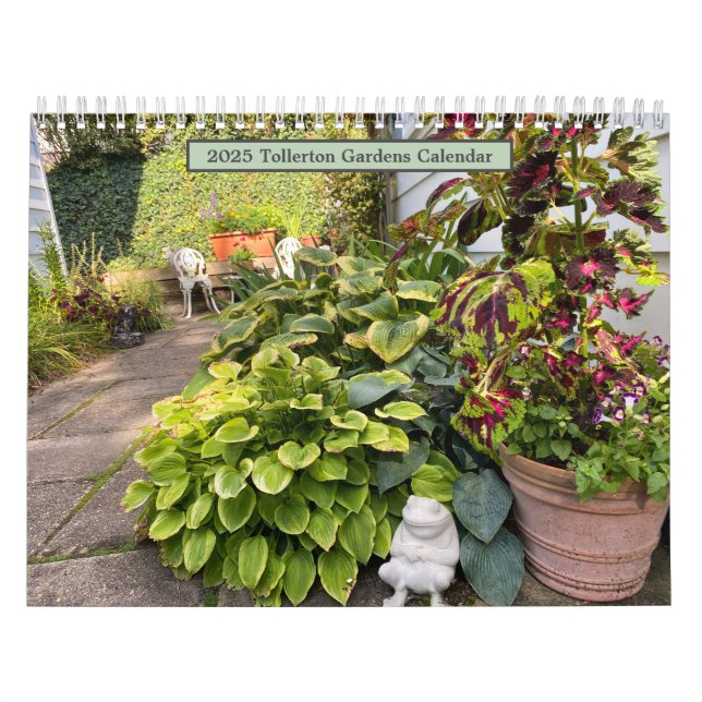 Calendrier des jardins de Tollerton 2025 (Protection)