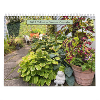 Calendrier des jardins de Tollerton 2025 pour l'en