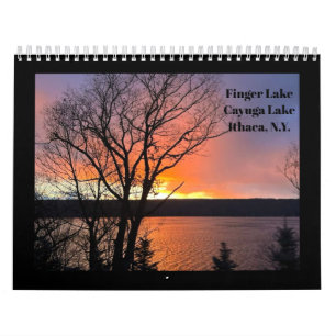 Calendrier des LACS DE DOIGTS CAYUGA LAKE ITHACA