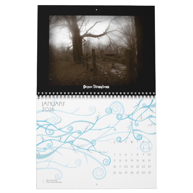 Calendrier des lieux abandonnés 2010 (Jan 2026)