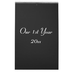 Calendrier des Mariages photo 1ère année