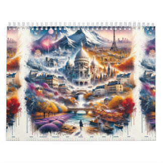 Calendrier des Merveilles Françaises: Une Odyssée  Calendar