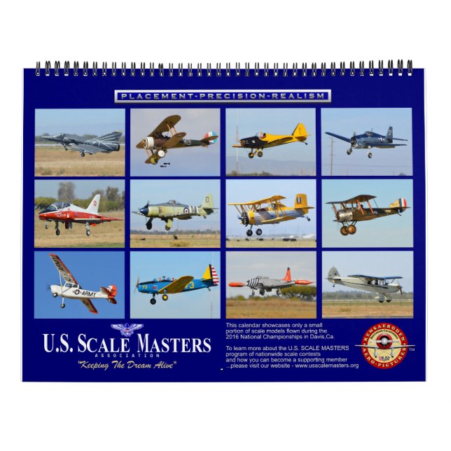 Calendrier des mesureurs d'échelle des États-Unis  (Dos)