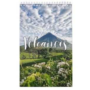 Calendrier des murs de collection de volcans