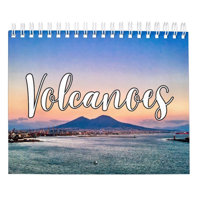 Calendrier des murs de collection de volcans (Protection)