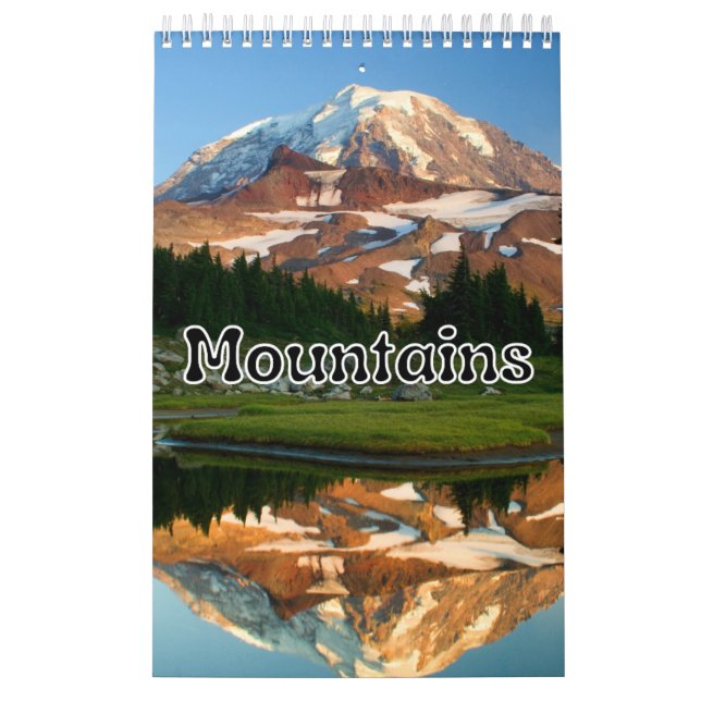 Calendrier des murs de la collection Mountains (Protection)