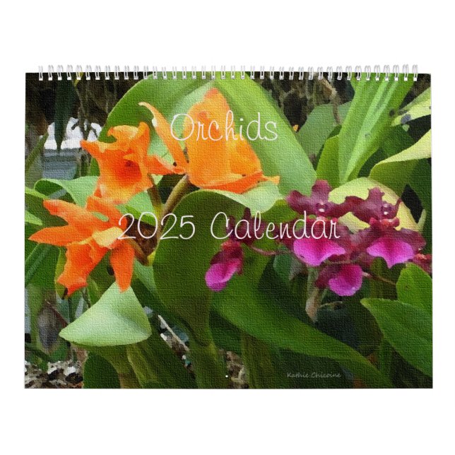 Calendrier des orchidées 2025 (Protection)