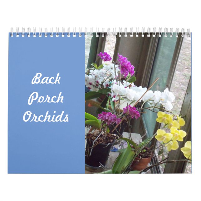 Calendrier des orchidées du dos (Protection)