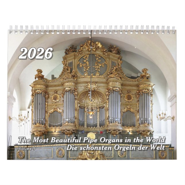 Calendrier des organes de tuyaux 2026 (Protection)