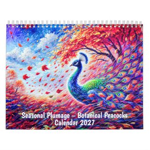 Calendrier des paons botaniques - Plumage saisonni