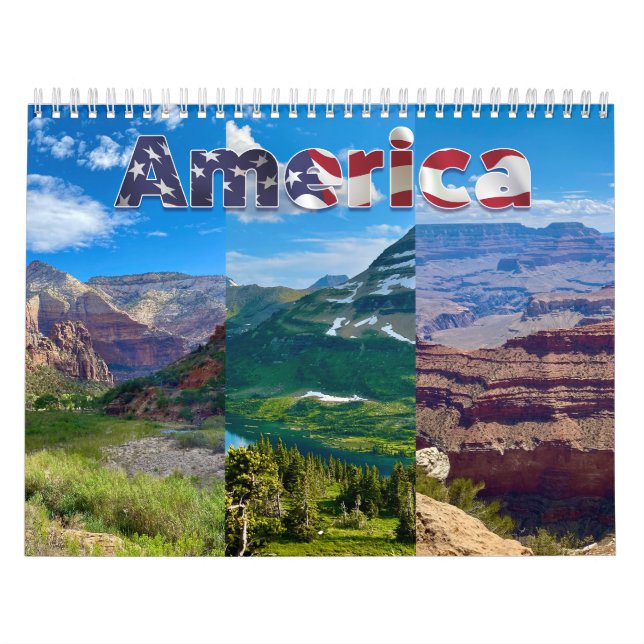 Calendrier des parcs nationaux américains 2024 (Protection)
