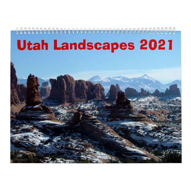Calendrier des paysages de l'Utah (Protection)
