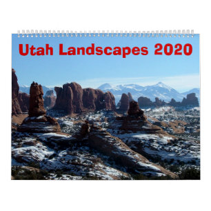 Calendrier des paysages de l'Utah