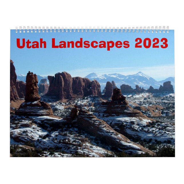 Calendrier des paysages de l'Utah 2023 (Protection)