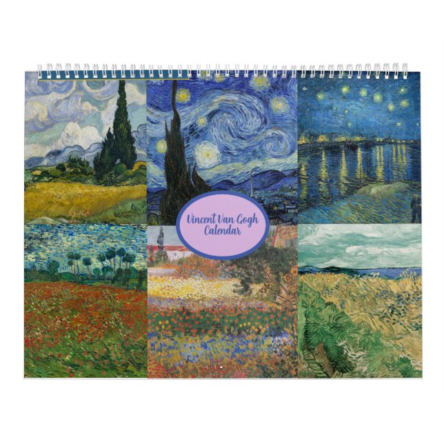 Calendrier des peintures Vincent Van Gogh (Protection)