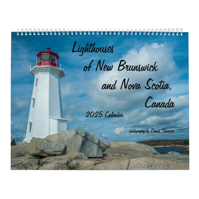 Calendrier des phares du Canada 2025 (Protection)