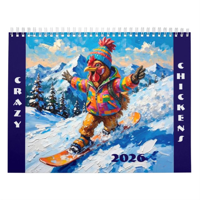 Calendrier des poulets fous 2026 (Protection)