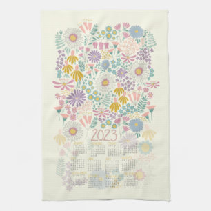 Calendrier des prés Serviette de cuisine