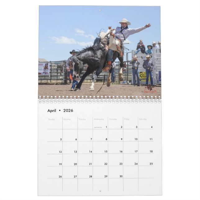 Calendrier des rodéos 2020 (Apr 2026)