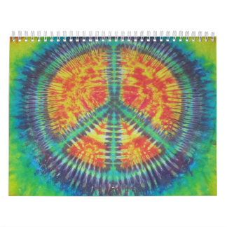 Calendrier des signes de paix Tie Dye