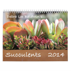 Calendrier des Succulents 2014 par Debra Lee