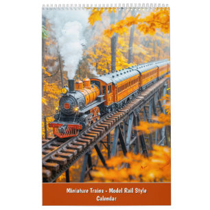 Calendrier des trains miniatures – Scènes saisonni