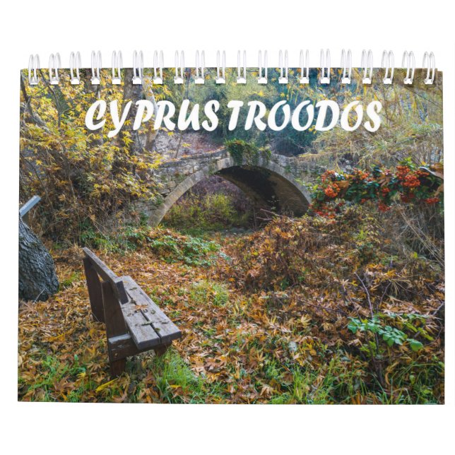 Calendrier des Troodos de Chypre (Dos)